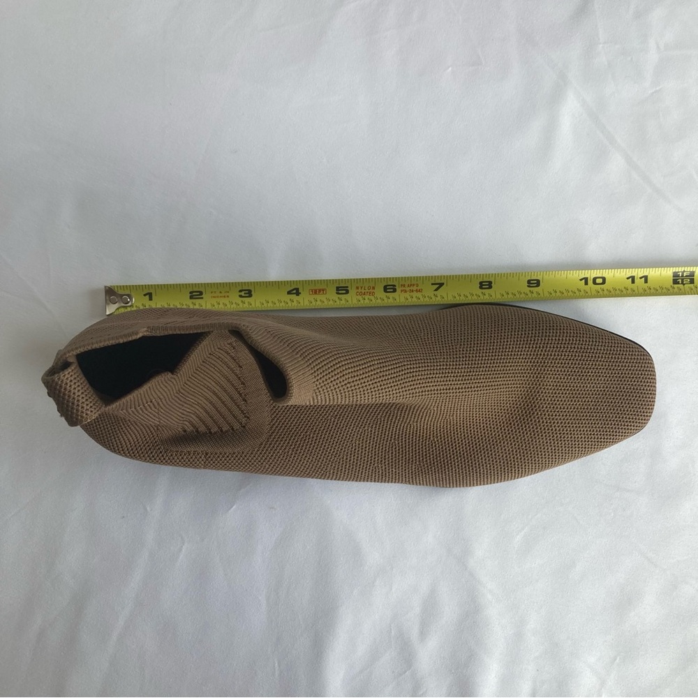 Women's Vivaia Ryan Square Toe Boots Booties Brown Chelsea Size 42/Size 10.5 - Picture 9 of 11